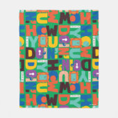 FRIENDS™ | Hoe je het levendige patroon doet Fleece Deken (Voorkant)