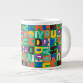 FRIENDS™ | Hoe je het levendige patroon doet Grote Koffiekop (Voorkant rechts)