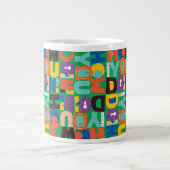 FRIENDS™ | Hoe je het levendige patroon doet Grote Koffiekop (Voorkant)