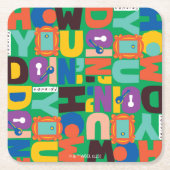 FRIENDS™ | Hoe je het levendige patroon doet Kartonnen Onderzetters (Voorkant)