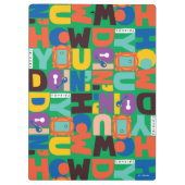 FRIENDS™ | Hoe je het levendige patroon doet Klembord (Achterkant)