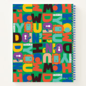 FRIENDS™ | Hoe je het levendige patroon doet Notitieboek (Achterkant)