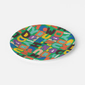 FRIENDS™ | Hoe je het levendige patroon doet Papieren Bordje (Gekanteld)