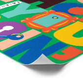 FRIENDS™ | Hoe je het levendige patroon doet Poster (Hoek)