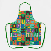 FRIENDS™ | Hoe je het levendige patroon doet Schort (Voorkant)