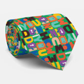 FRIENDS™ | Hoe je het levendige patroon doet Stropdas (Opgerold)