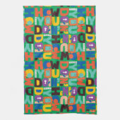 FRIENDS™ | Hoe je het levendige patroon doet Theedoek (Verticaal)