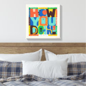 FRIENDS™ | Hoe u het doet" - Levendig grafisch Canvas Afdruk (Insitu (Slaapkamer))