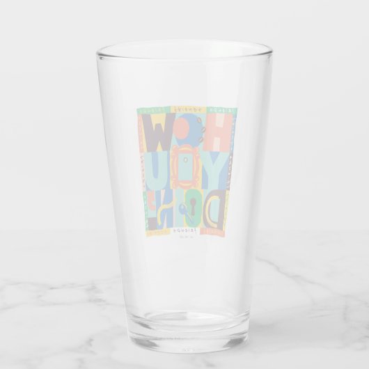 FRIENDS™ | Hoe u het doet" - Levendig grafisch Glas (Achterkant)