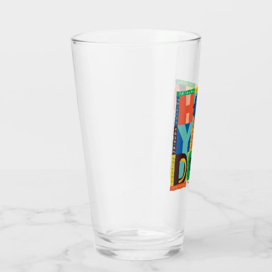 FRIENDS™ | Hoe u het doet" - Levendig grafisch Glas (Rechts)