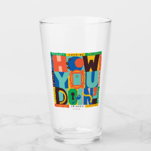 FRIENDS™ Hoe u het doet" - Levendig grafisch Glas