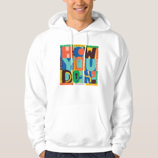 FRIENDS™ | Hoe u het doet" - Levendig grafisch Hoodie (Voorkant)
