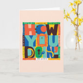 FRIENDS™ | Hoe u het doet" - Levendig grafisch Kaart (Gele Bloem)