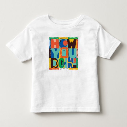 FRIENDS™ | Hoe u het doet" - Levendig grafisch Kinder Shirts (Voorkant)