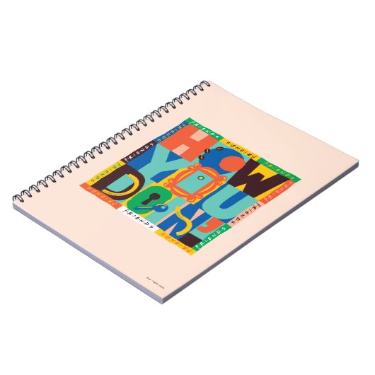 FRIENDS™ | Hoe u het doet" - Levendig grafisch Notitieboek (Linkerzijde)