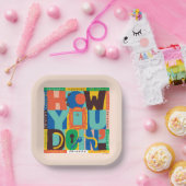 FRIENDS™ | Hoe u het doet" - Levendig grafisch Papieren Bordje (Feest)