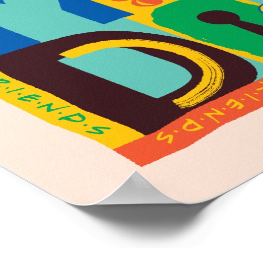 FRIENDS™ | Hoe u het doet" - Levendig grafisch Poster (Hoek)