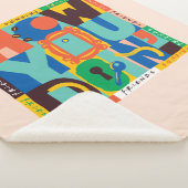 FRIENDS™ | Hoe u het doet" - Levendig grafisch Sherpa Deken (3/4)