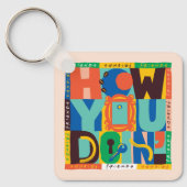 FRIENDS™ | Hoe u het doet" - Levendig grafisch Sleutelhanger