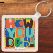 FRIENDS™ | Hoe u het doet" - Levendig grafisch Sleutelhanger