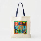 FRIENDS™ | Hoe u het doet" - Levendig grafisch Tote Bag (Voorkant)