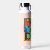 FRIENDS™ | Hoe u het doet" - Levendig grafisch Waterfles (Voorkant)