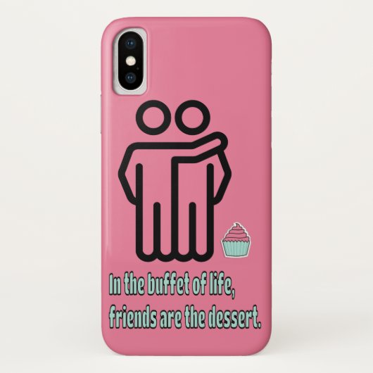 Friends Hoesje-Mate Barely iPhone X Case-Mate iPhone Case (Achterkant)