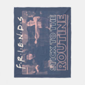 FRIENDS™ | Houd je aan de Routine Fleece Deken (Voorkant)