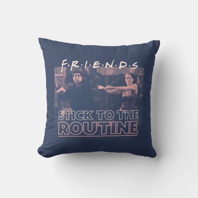 FRIENDS™ | Houd je aan de Routine Kussen (Voorkant)