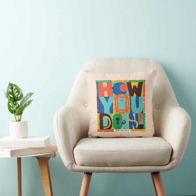 FRIENDS™ | How You Doin' - Levendig Grafisch Ontwe Kussen (Stoel)