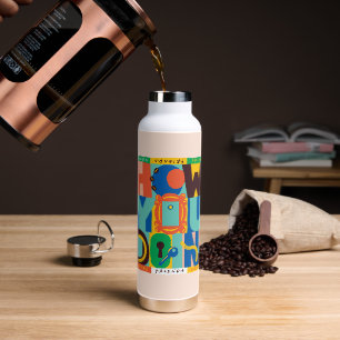 FRIENDS™   How You Doin' - Levendig Grafisch Ontwe Waterfles
