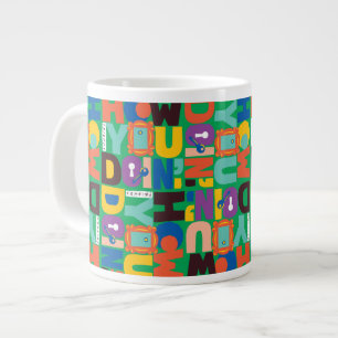 FRIENDS™ How You Doin' Levendig Patroon Grote Koffiekop