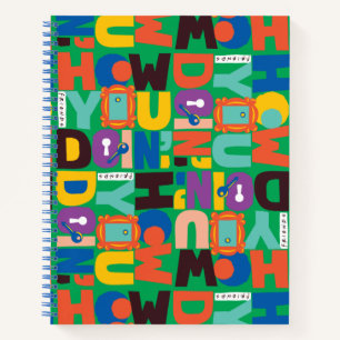 FRIENDS™ How You Doin' Levendig Patroon Notitieboek