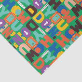 FRIENDS™ | How You Doin' Levendig Patroon Tissuepapier (Detail)