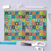 FRIENDS™ | How You Doin' Levendig Patroon Tissuepapier (Craft)