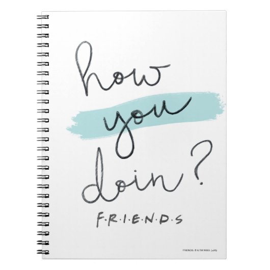 FRIENDS™ | How You Doin? Notitieboek (Voorkant)