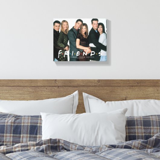 FRIENDS™ | Huggenparen Canvas Afdruk (Insitu (Slaapkamer))