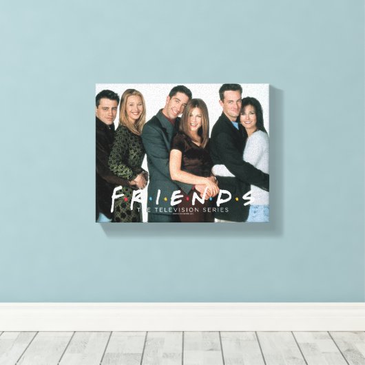 FRIENDS™ | Huggenparen Canvas Afdruk (Insitu (Houten vloer))
