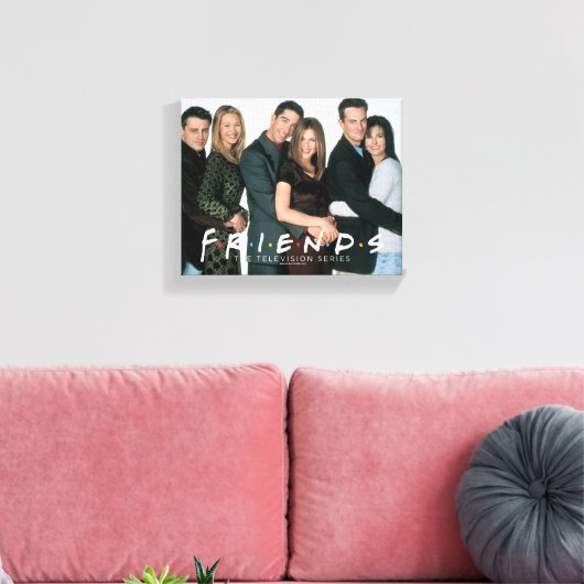 FRIENDS™ | Huggenparen Canvas Afdruk (Insitu (Woonkamer))