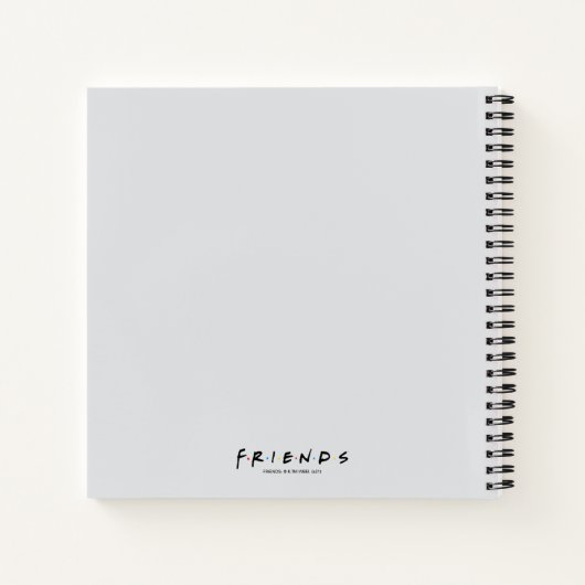 FRIENDS™ | Huggenparen Notitieboek (Achterkant)