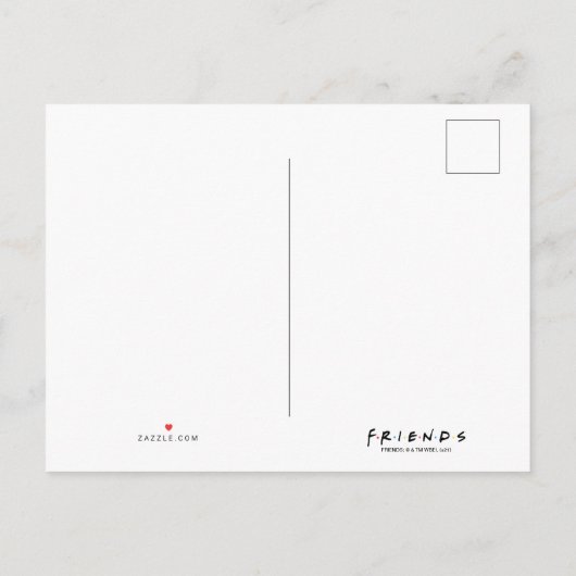 FRIENDS™ | Huggenparen Uitnodiging Briefkaart (Achterkant)