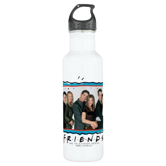 FRIENDS™ | Huggenparen Waterfles (Voorkant)