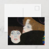 Friends I, The Sisters by Gustav Klimt Briefkaart (Voorkant / Achterkant)