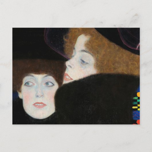 Friends I, The Sisters by Gustav Klimt Briefkaart (Voorkant)