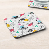 FRIENDS™ | Icon Pattern Bier Onderzetter (Linkerzijde)