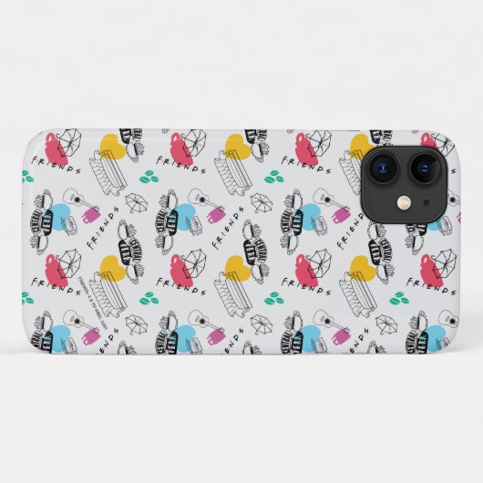 FRIENDS™ | Icon Pattern Case-Mate iPhone Case (Achterkant (horizontaal))