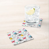 FRIENDS™ | Icon Pattern Kartonnen Onderzetters (Insitu)