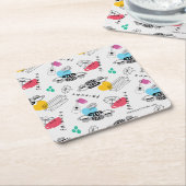 FRIENDS™ | Icon Pattern Kartonnen Onderzetters (Schuin)