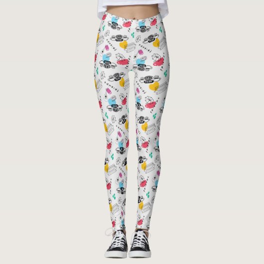 FRIENDS™ | Icon Pattern Leggings (Voorkant)