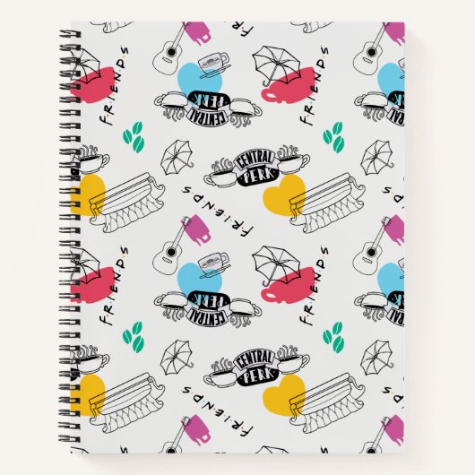 FRIENDS™ | Icon Pattern Notitieboek (Voorkant)